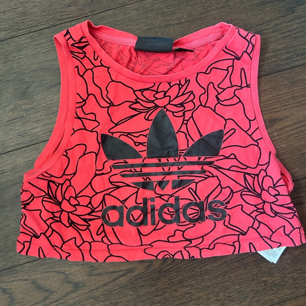 Adidas Pink Graphic Tee